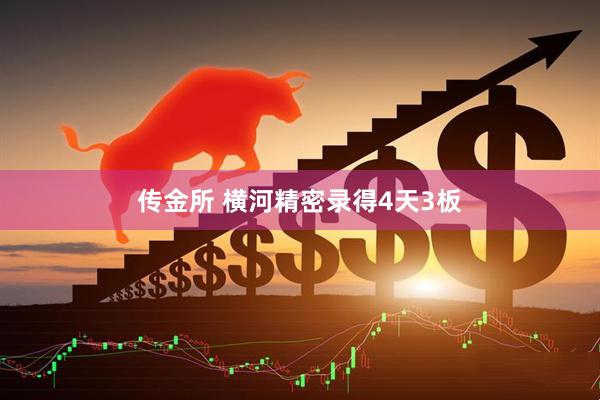 传金所 横河精密录得4天3板