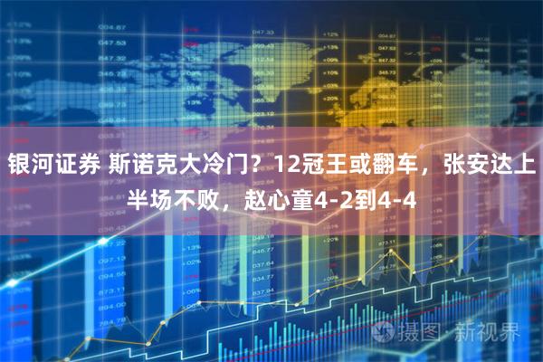 银河证券 斯诺克大冷门？12冠王或翻车，张安达上半场不败，赵心童4-2到4-4